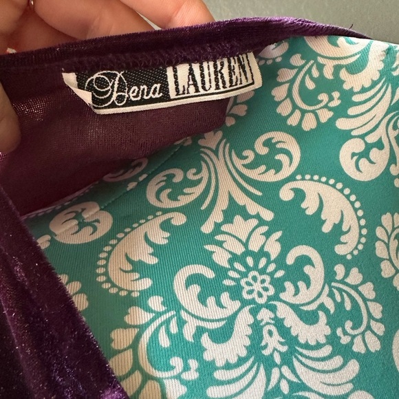 Fall witchy deep plum velvet large woman’s top.Whimsy Goth. Practical Magic core - Picture 5 of 5